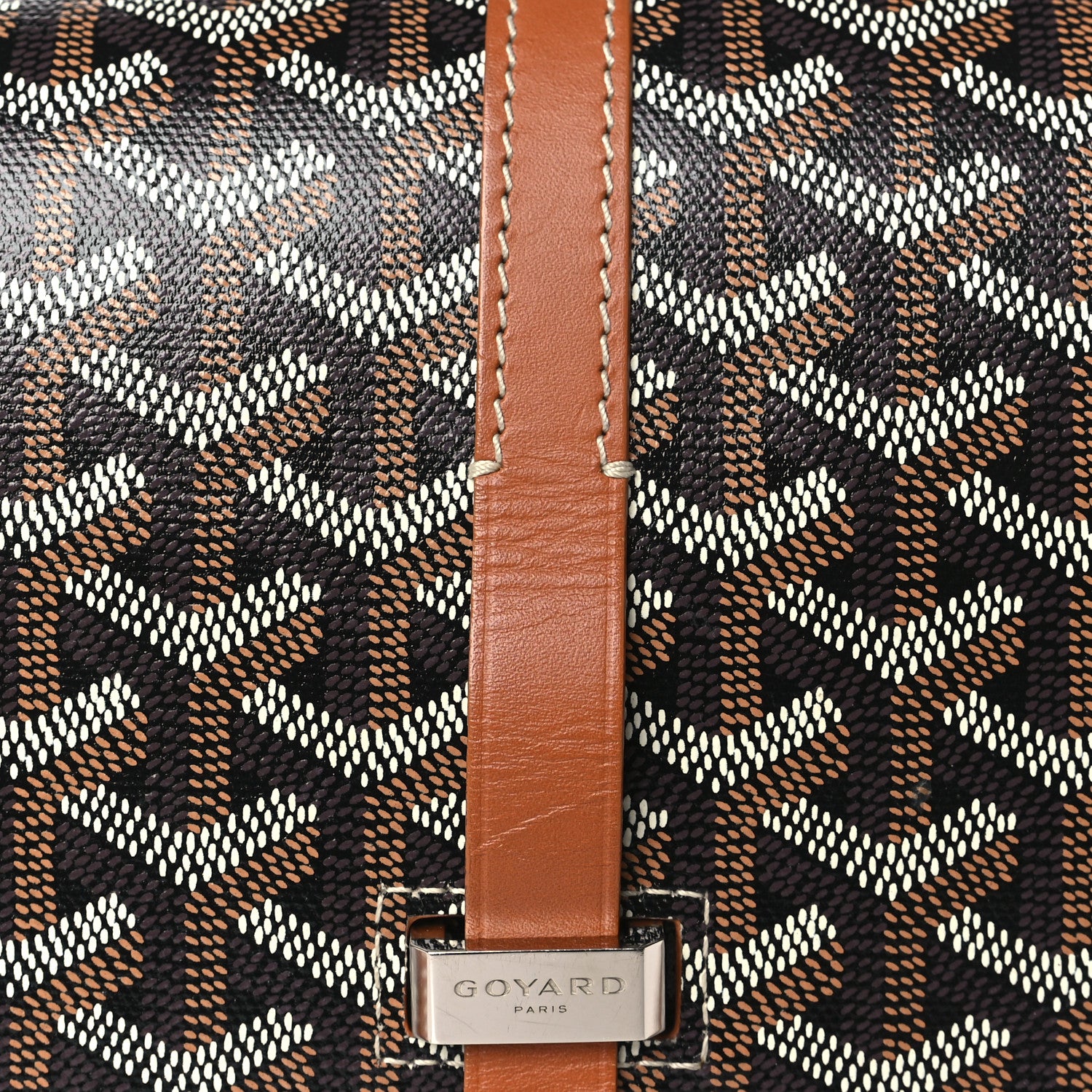 Goyard Goyardine Belvedere II PM Messenger Bag Black Gold 7 of 11