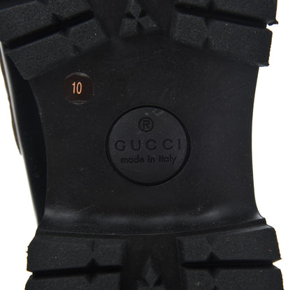 Gucci Cordovan Lux Mens Harald Horsebit Ankle Boots 10 Black 7 of 15