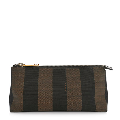 Fendi Pequin Cosmetic Pouch Tobacco 1 of 9