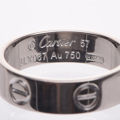 Cartier 18K White Gold 5.5mm LOVE Ring 57 8 4 of 4