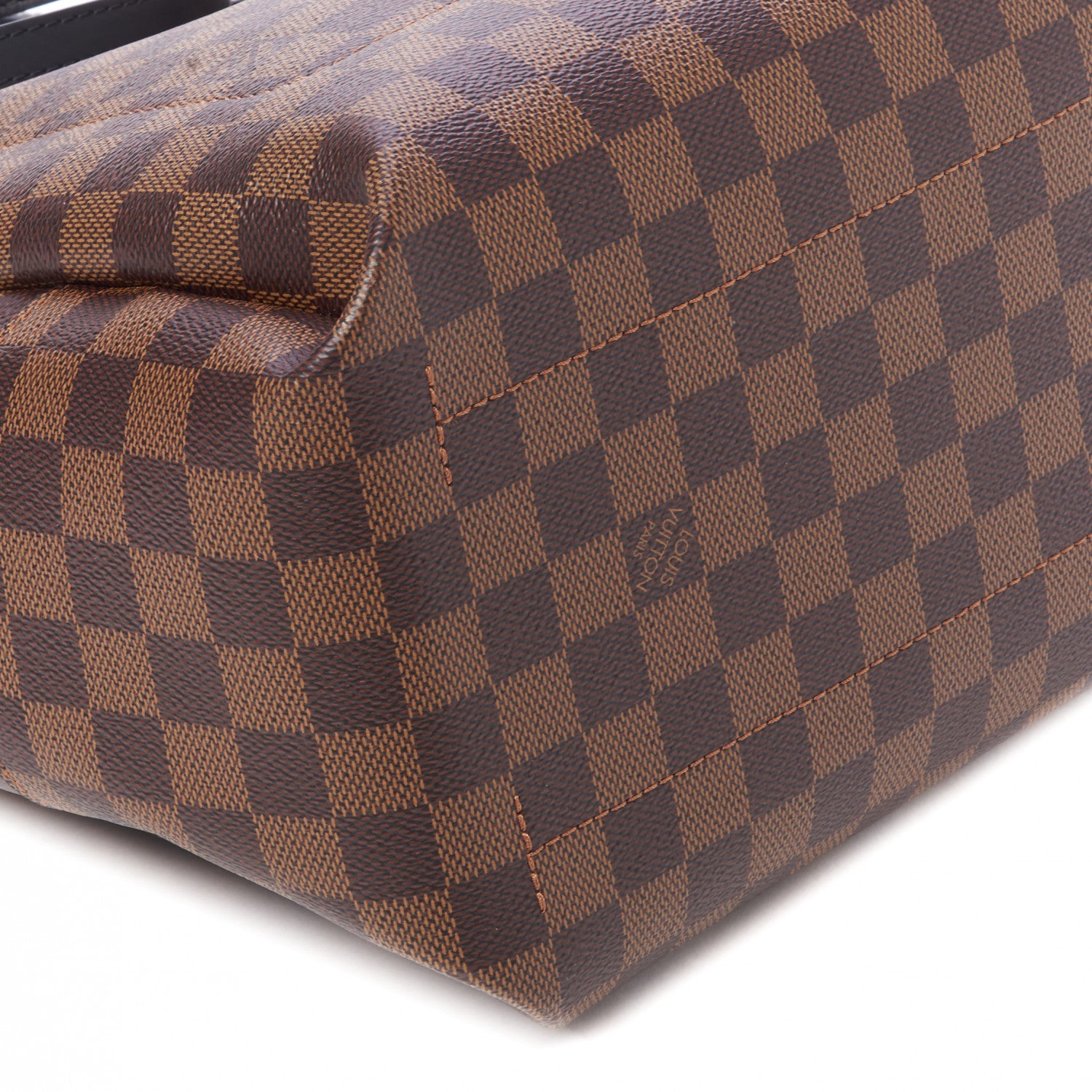 Louis Vuitton Damier Ebene Belmont MM Black 7 of 9