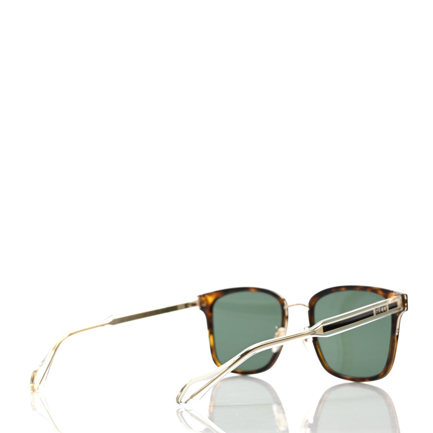 Acetate Specialized Fit Square Sunglasses GG0563SK Havana
