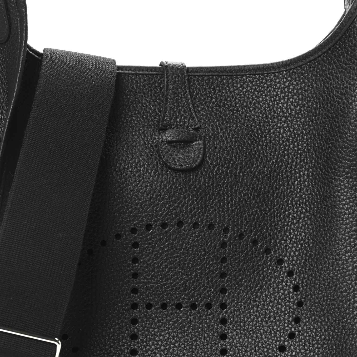 Hermes Taurillon Clemence Evelyne III PM Black 8 of 11