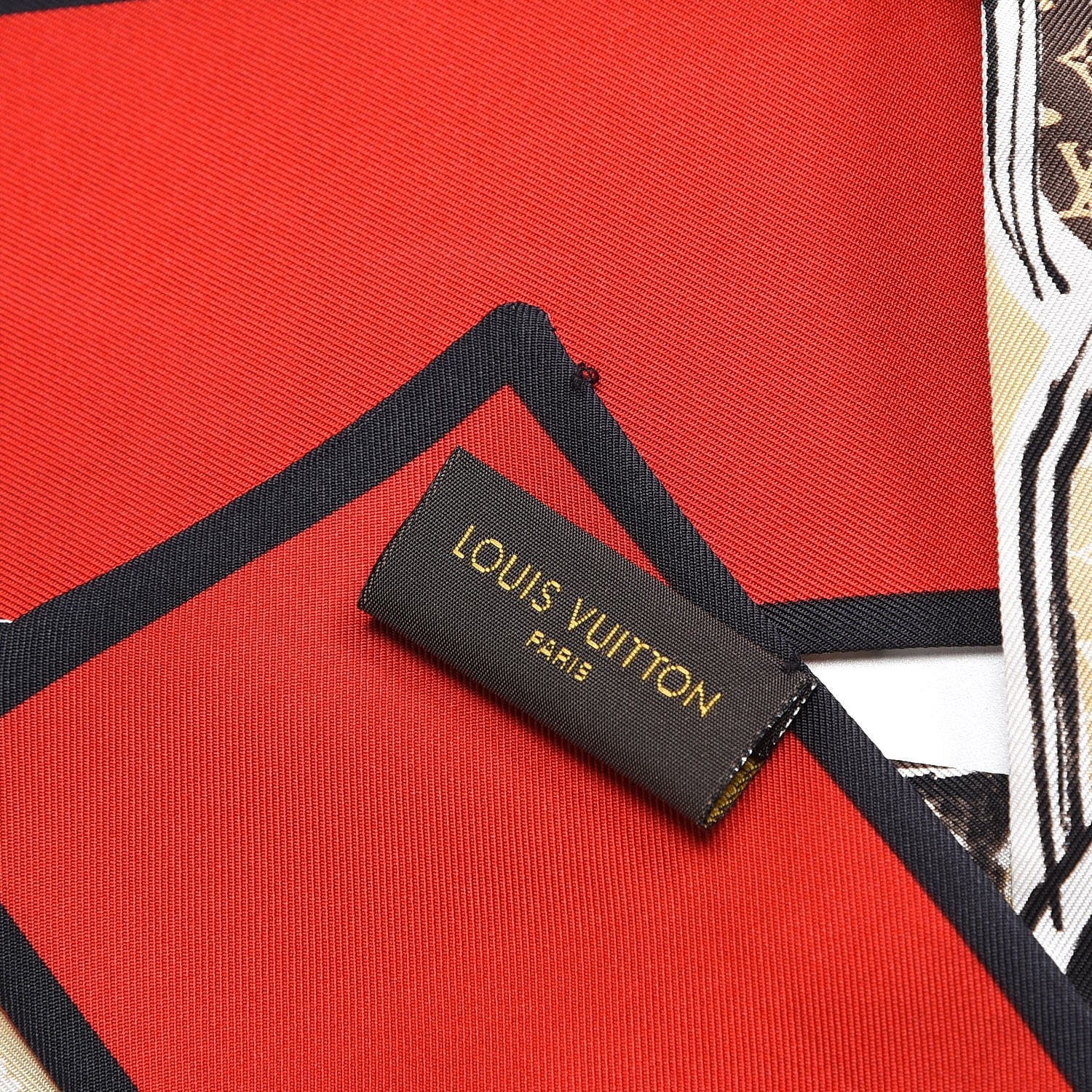 Louis Vuitton Silk Monogram Trunks Bandeau Brown 3 of 7