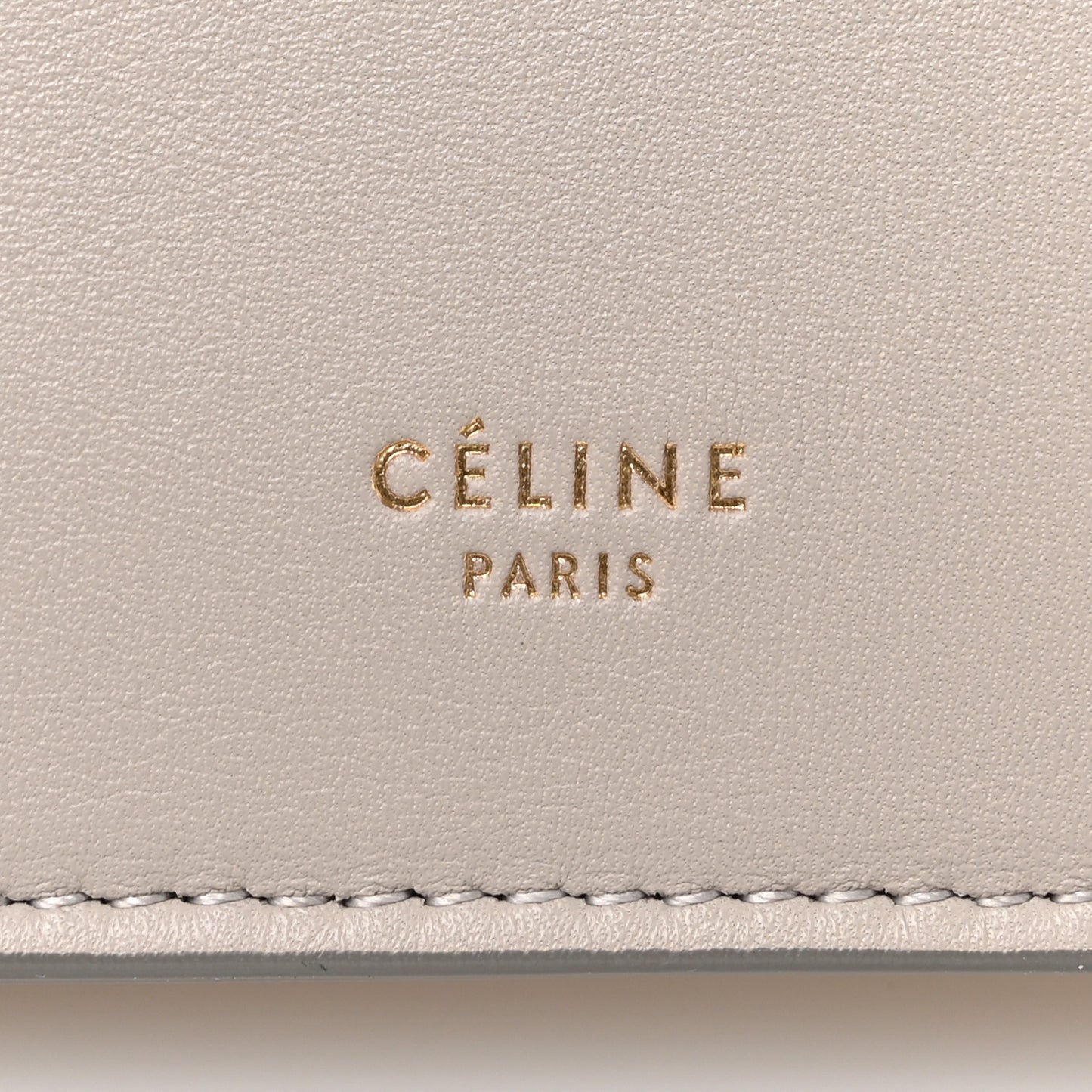Smooth Calfskin Mini Clasp Bag Light Grey