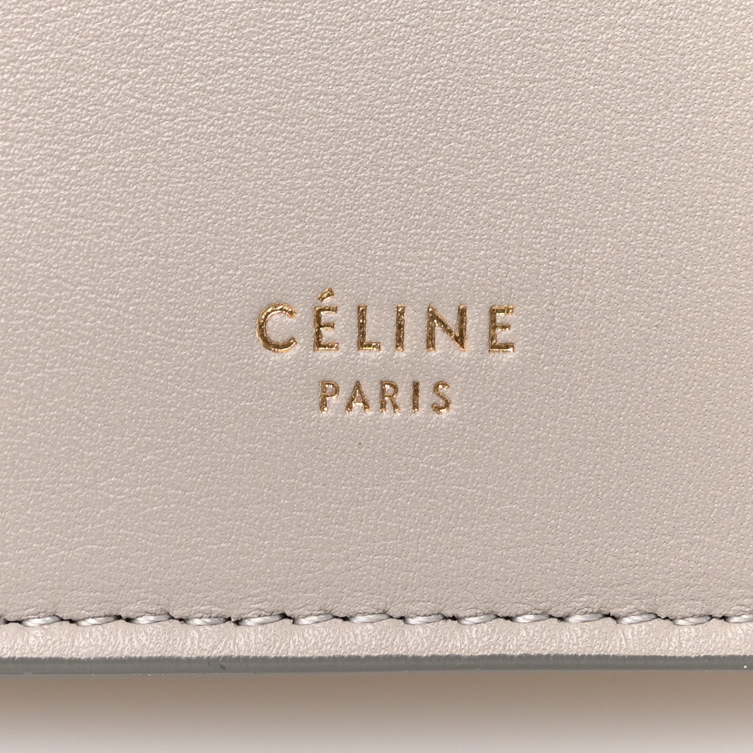 Celine Smooth Calfskin Mini Clasp Bag Light Grey 6 of 10