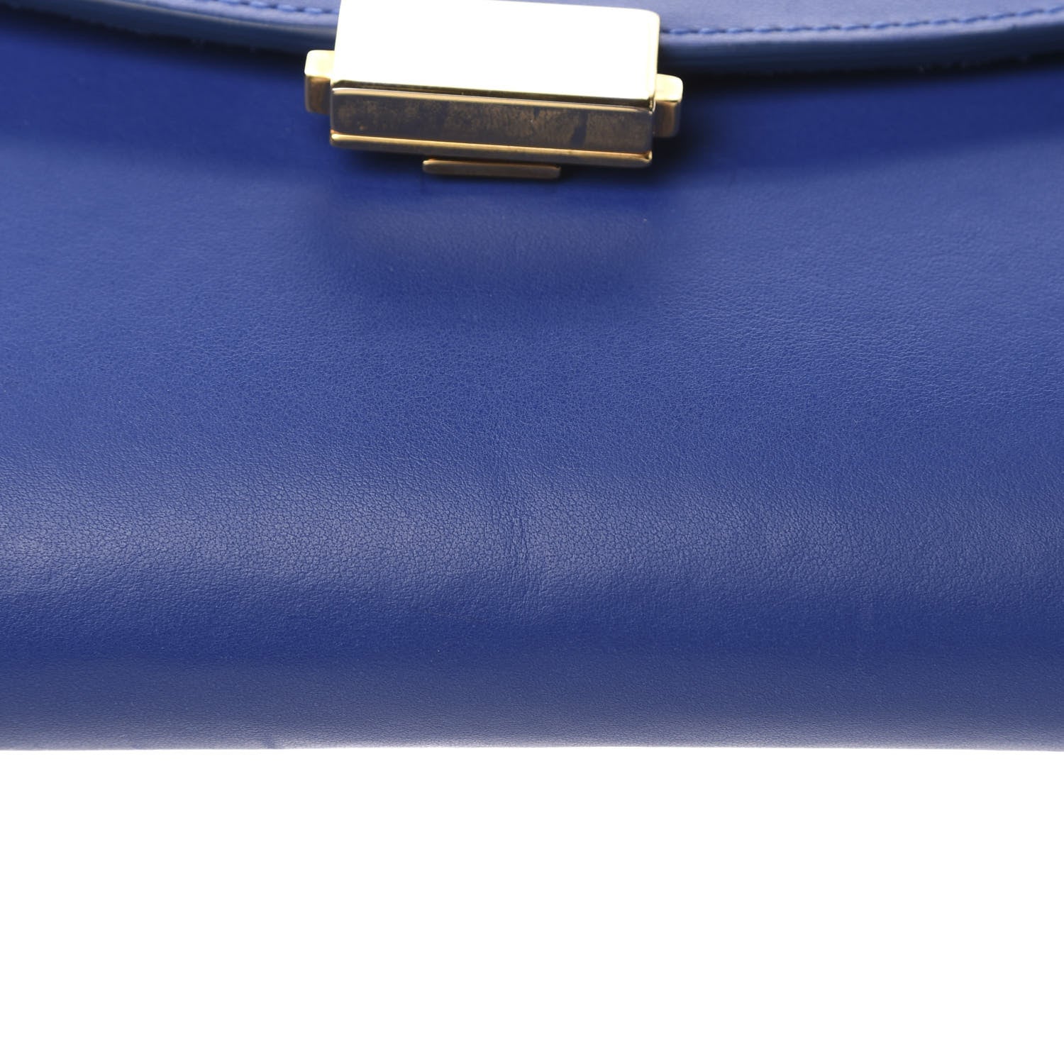 Mansur Gavriel Calfskin Envelope Flat Clutch Blue 8 of 11