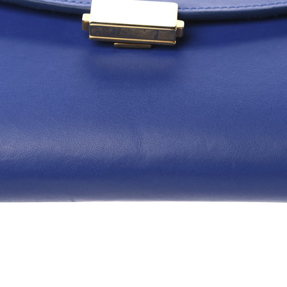 Mansur Gavriel Calfskin Envelope Flat Clutch Blue 8 of 11