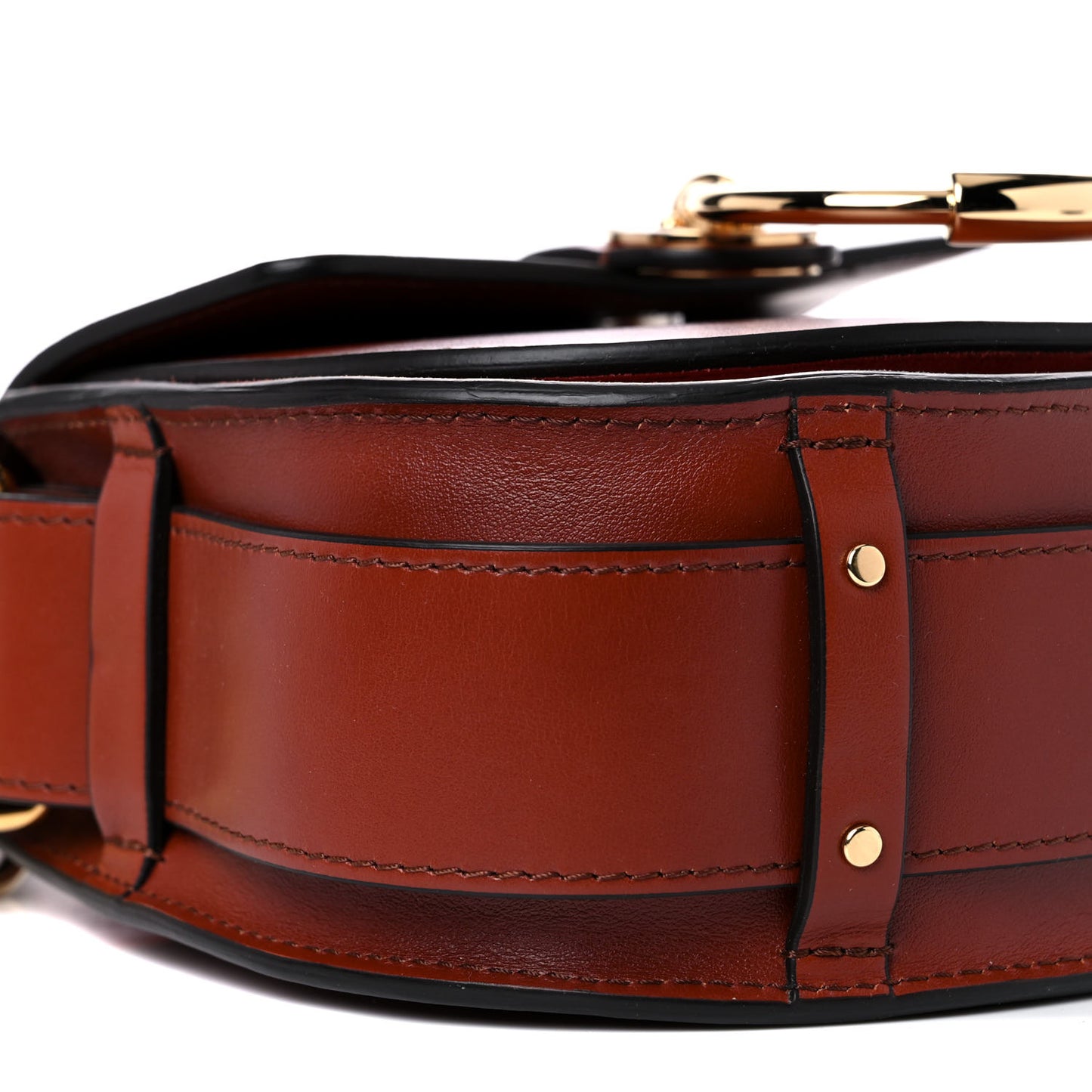 Calfskin Small Tess Bag Sepia Brown