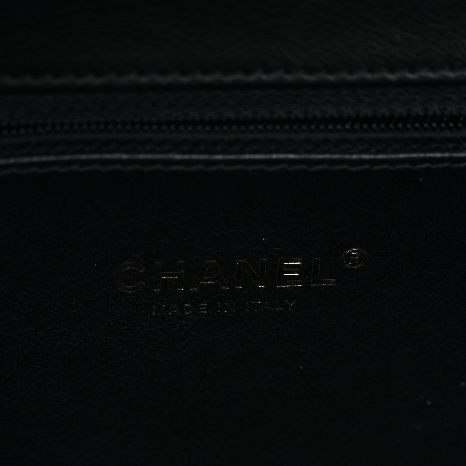 Chanel Caviar Quilted Medium CC Filigree Vanity Case Black 6 of 10