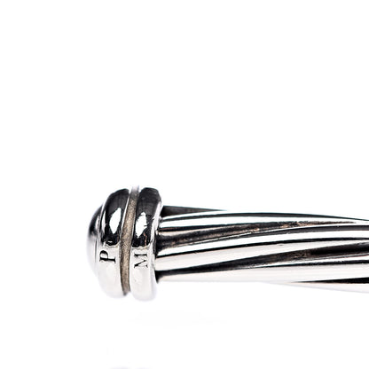 David Yurman Sterling Silver 14K Yellow Gold DY Whispers Te Amo Bracelet 5 of 5