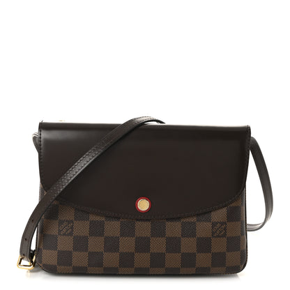 Louis Vuitton Damier Ebene Twice Cherry 1 of 9