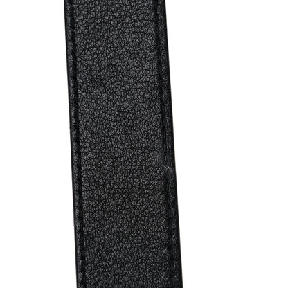 Gucci Calfskin Metal Flower Interlocking G Belt 70 28 Black 6 of 8
