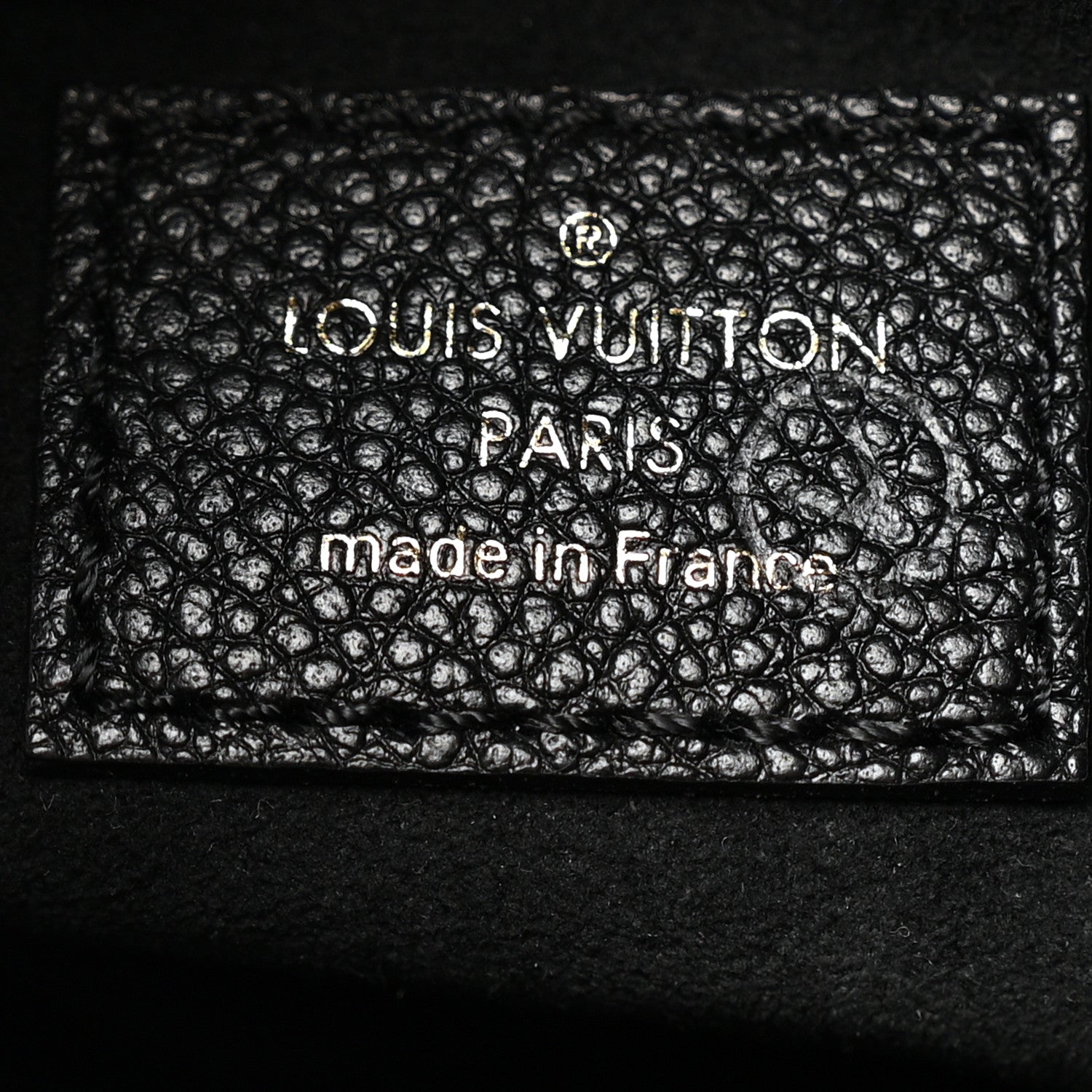 Louis Vuitton Grained Calfskin Studded Monogram Giant Onthego PM Black 6 of 12