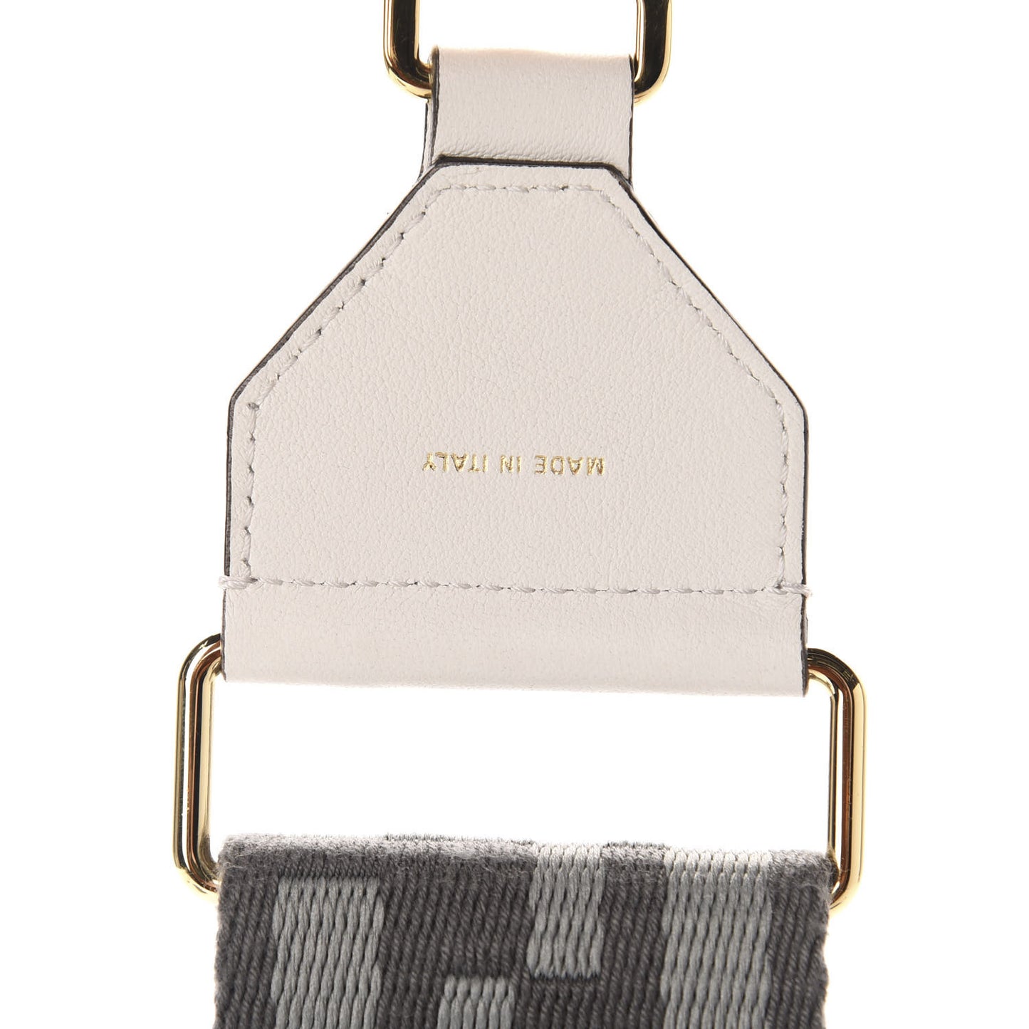 Ribbon Vitello Seta FF 1974 Adjustable Strap You Ardesia Pietra White Ice