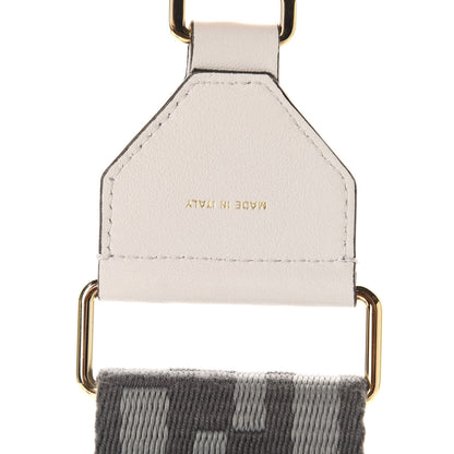 Fendi Ribbon Vitello Seta FF 1974 Adjustable Strap You Ardesia Pietra White Ice 4 of 4