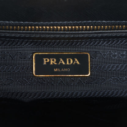 Prada Saffiano Small Galleria Double Zip Tote Black 6 of 8