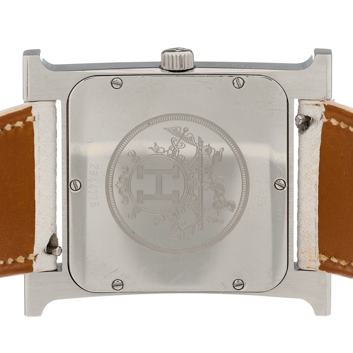 Stainless Steel Epsom 30.5mm Heure H Hour Quartz Watch Blanc