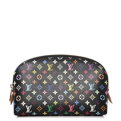 Louis Vuitton Monogram Multicolor Cosmetic Pouch Black Grenade 1 of 6