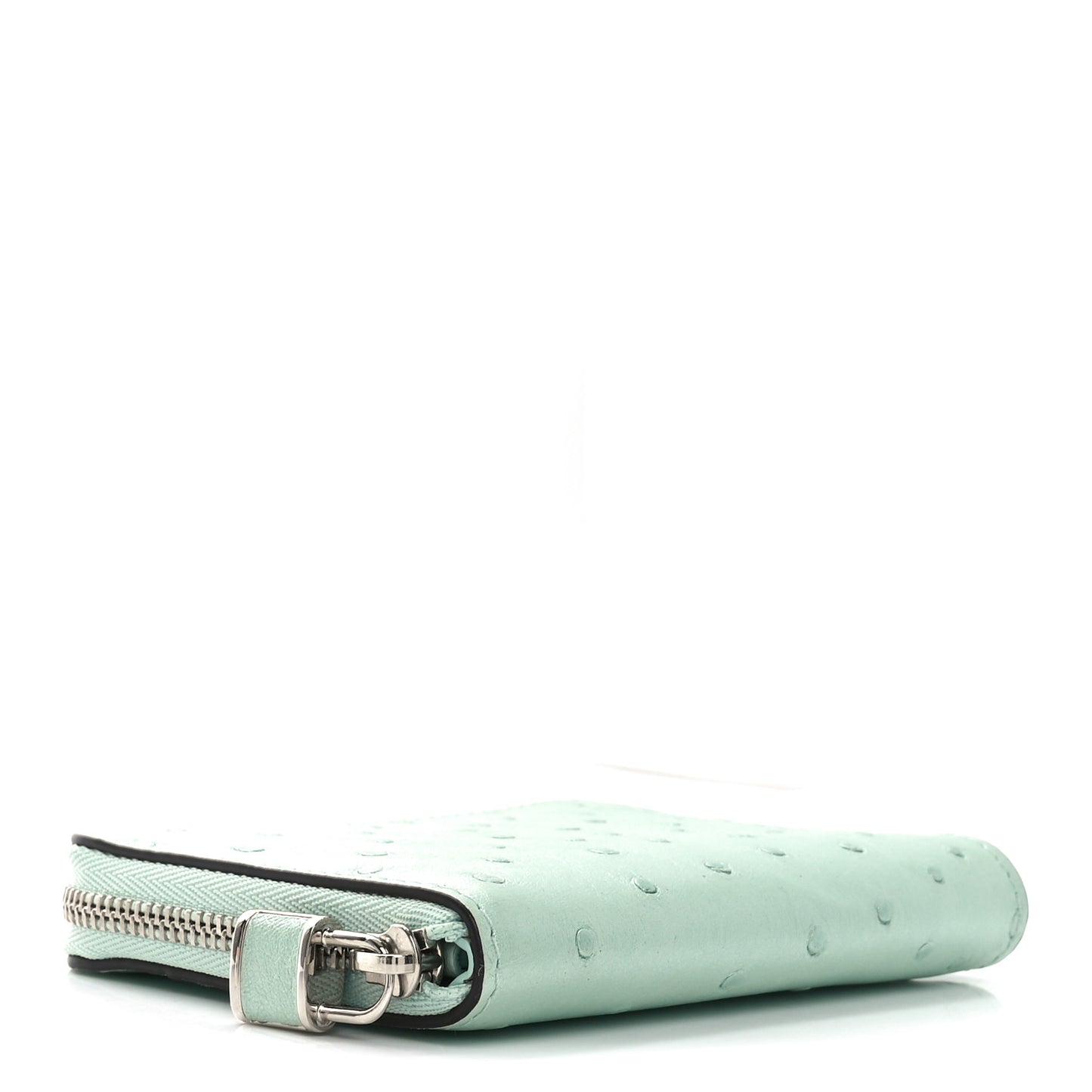 Ostrich Zippy Coin Purse Candy Green
