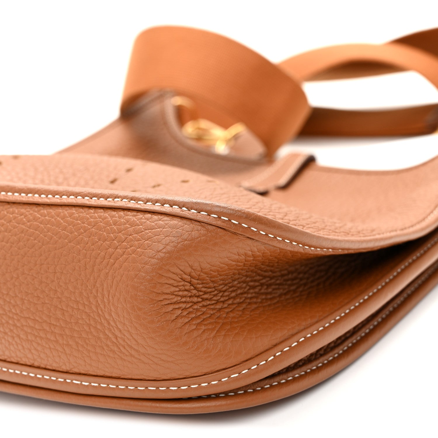 Hermes Taurillon Clemence Evelyne III PM  Gold 10 of 11