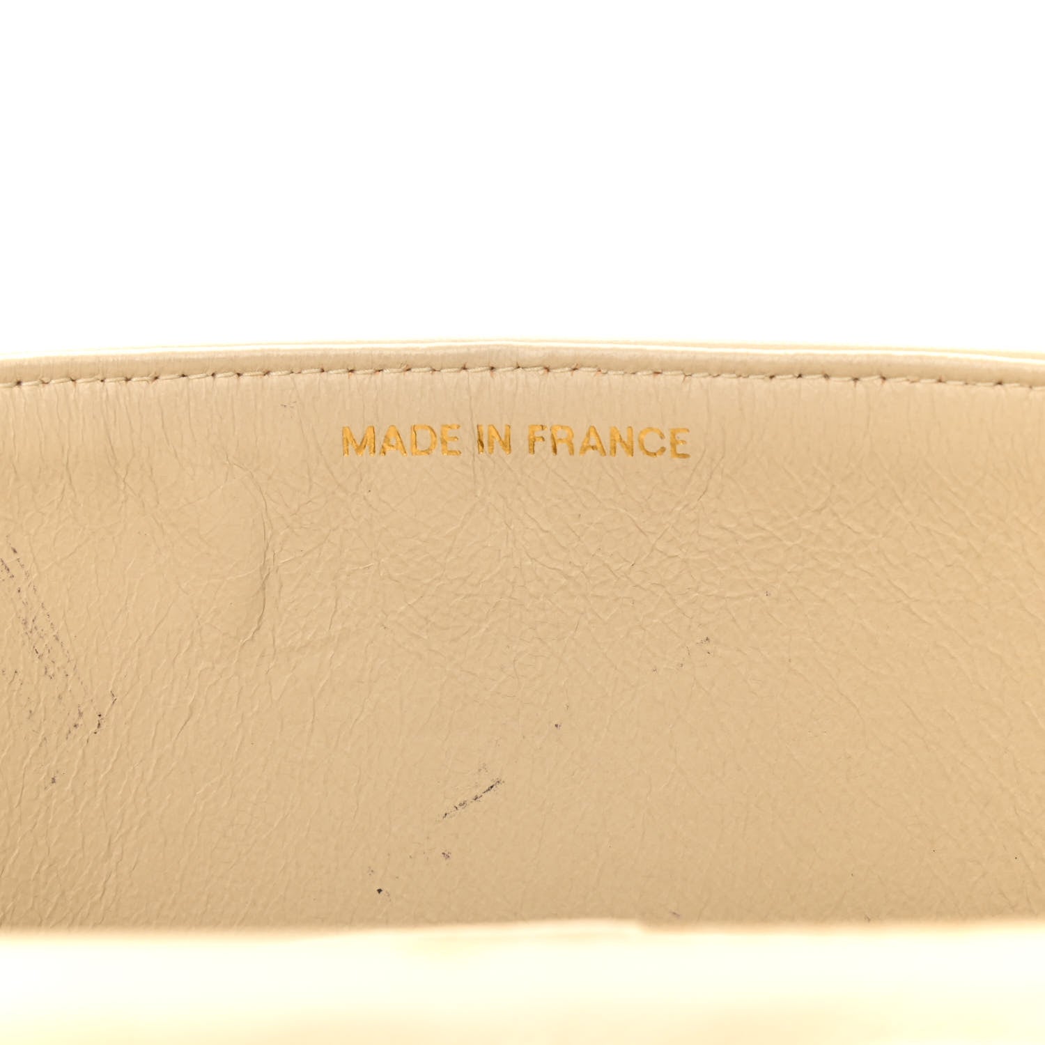 Chanel Lambskin Quilted Medium Double Flap Light Beige 7 of 12