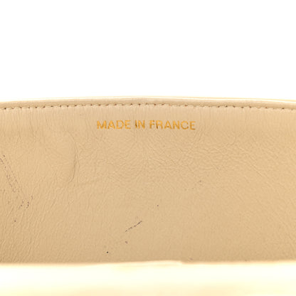 Chanel Lambskin Quilted Medium Double Flap Light Beige 7 of 12