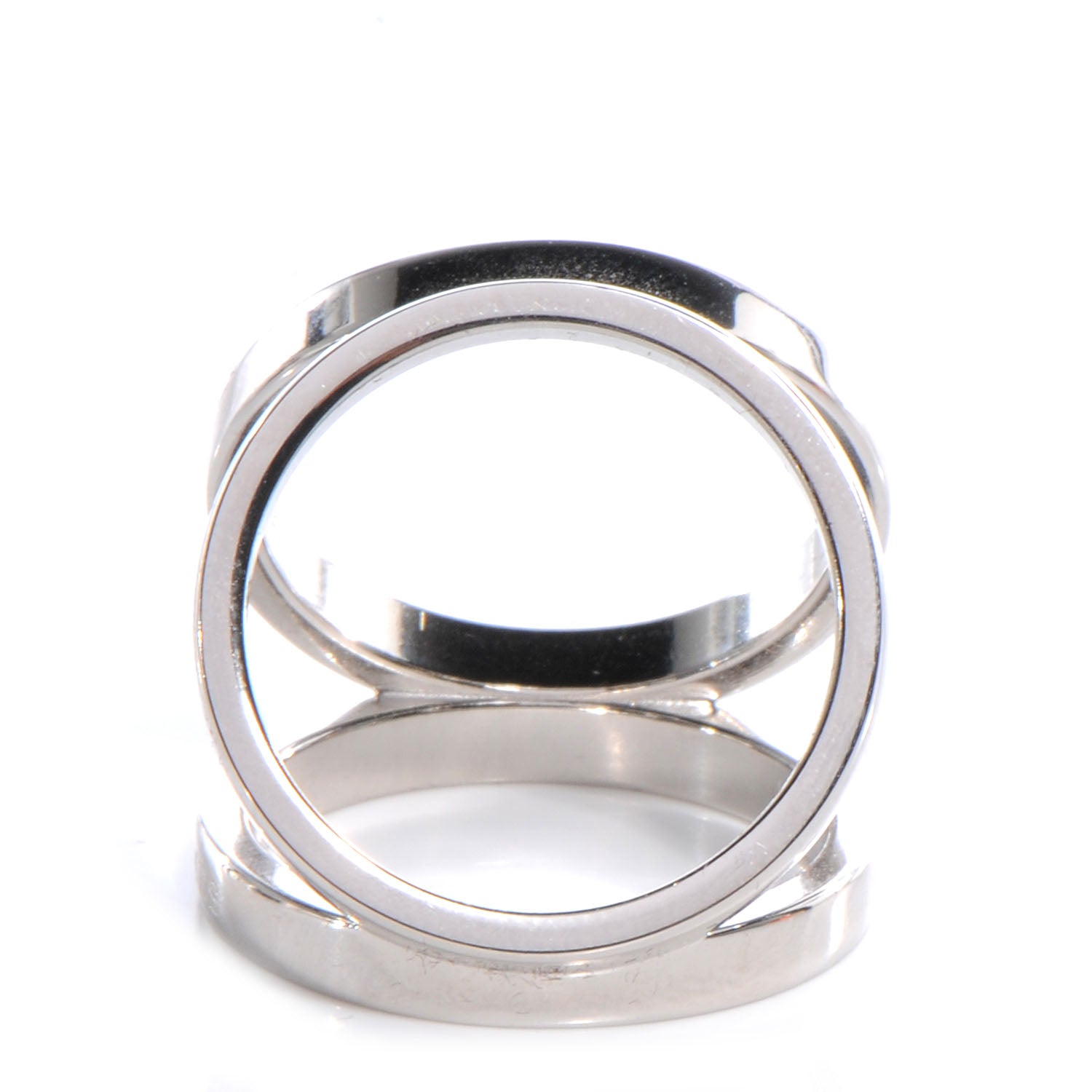 Hermes Palladium Trio Scarf Ring 3 of 5