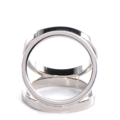 Hermes Palladium Trio Scarf Ring 3 of 5