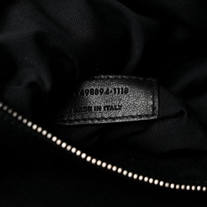 Saint Laurent Crinkled Lambskin Matelasse Monogram Medium Niki Chain Satchel Military Olive 7 of 10