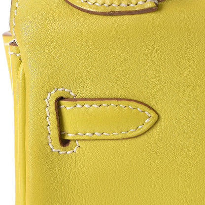 Hermes Swift Kelly Retourne 25 Lime 23 of 35