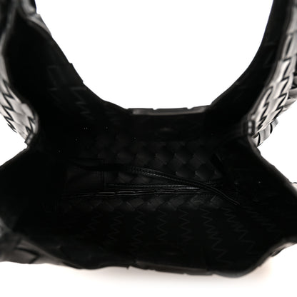 Bottega Veneta Nappa Intrecciato Small Campana Shoulder Bag Black 5 of 10