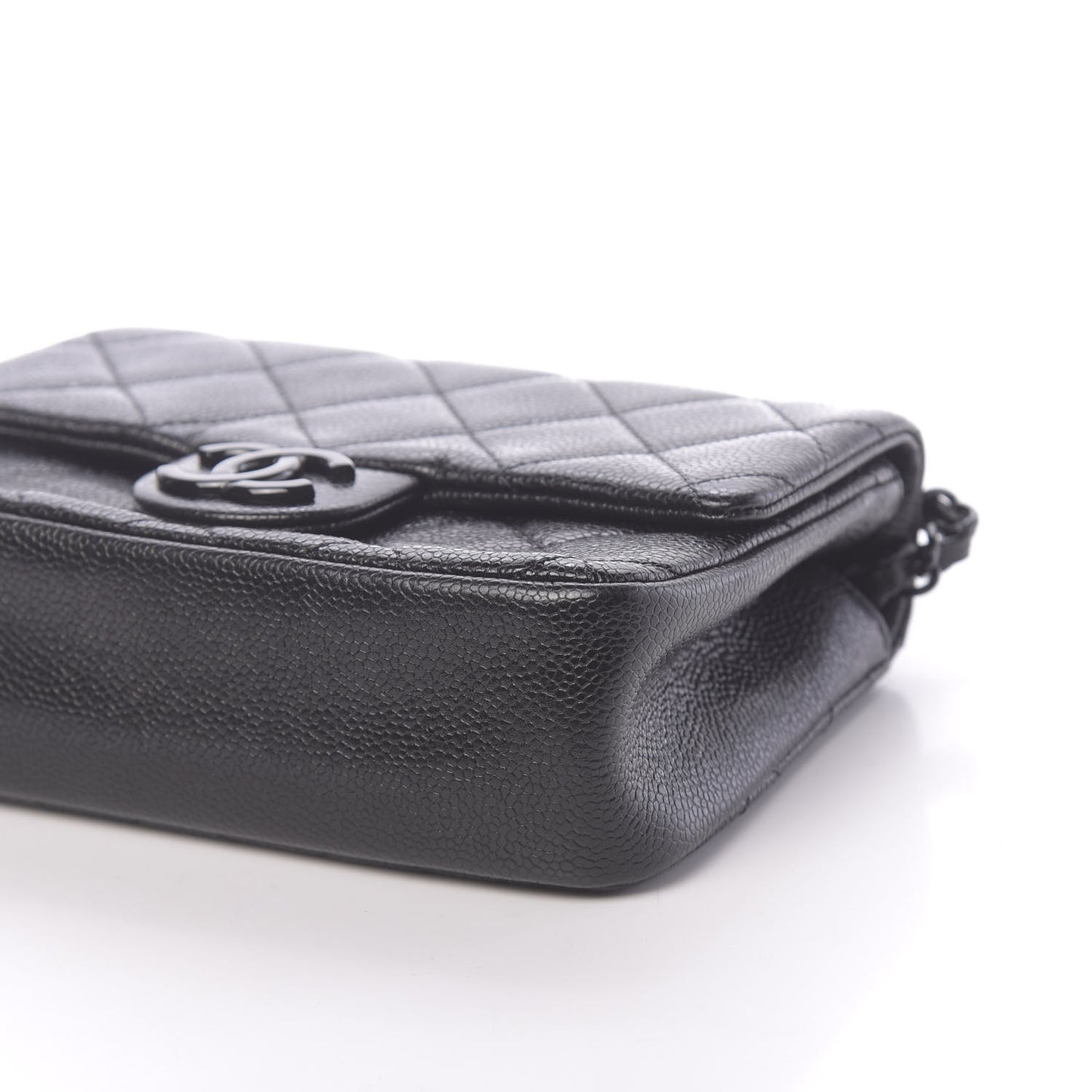Caviar Quilted Incognito Mini Square Flap Black