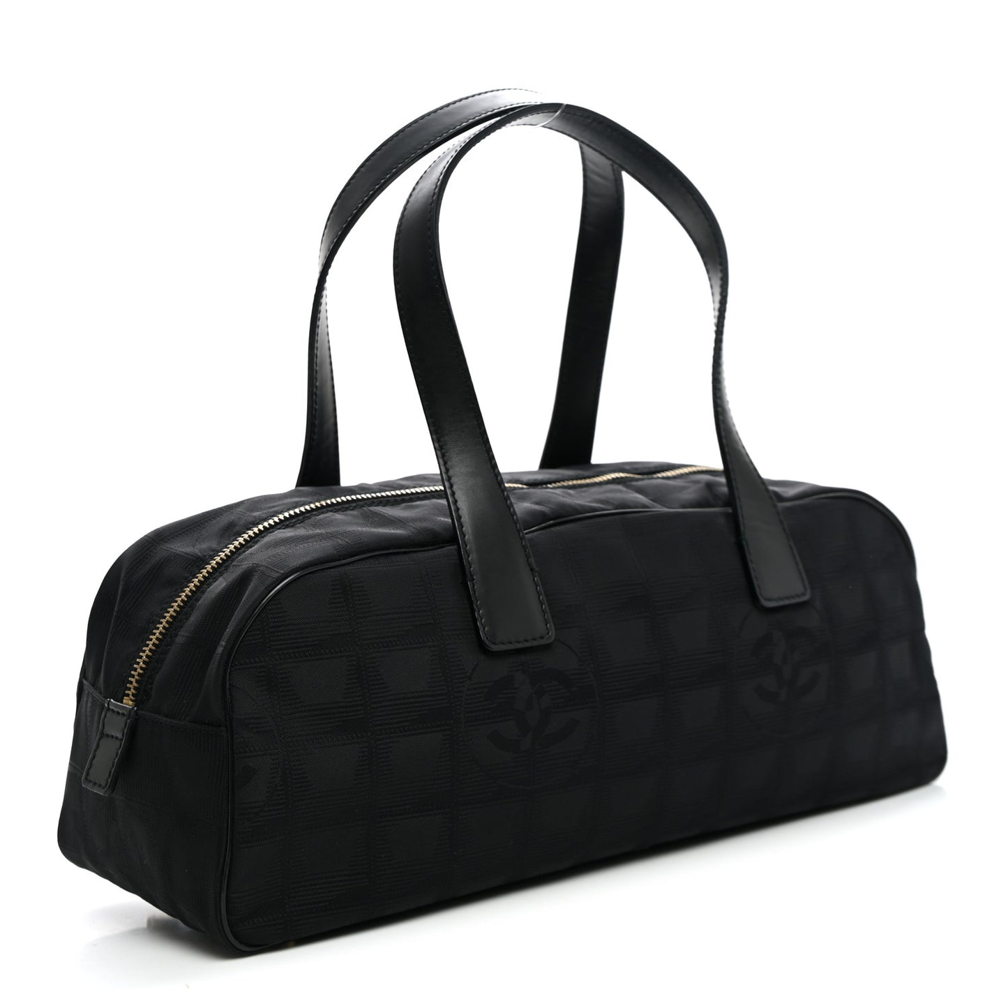 Nylon Travel Bowler Black