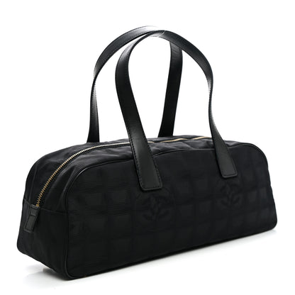 Chanel Nylon Travel Bowler Black 2 of 9