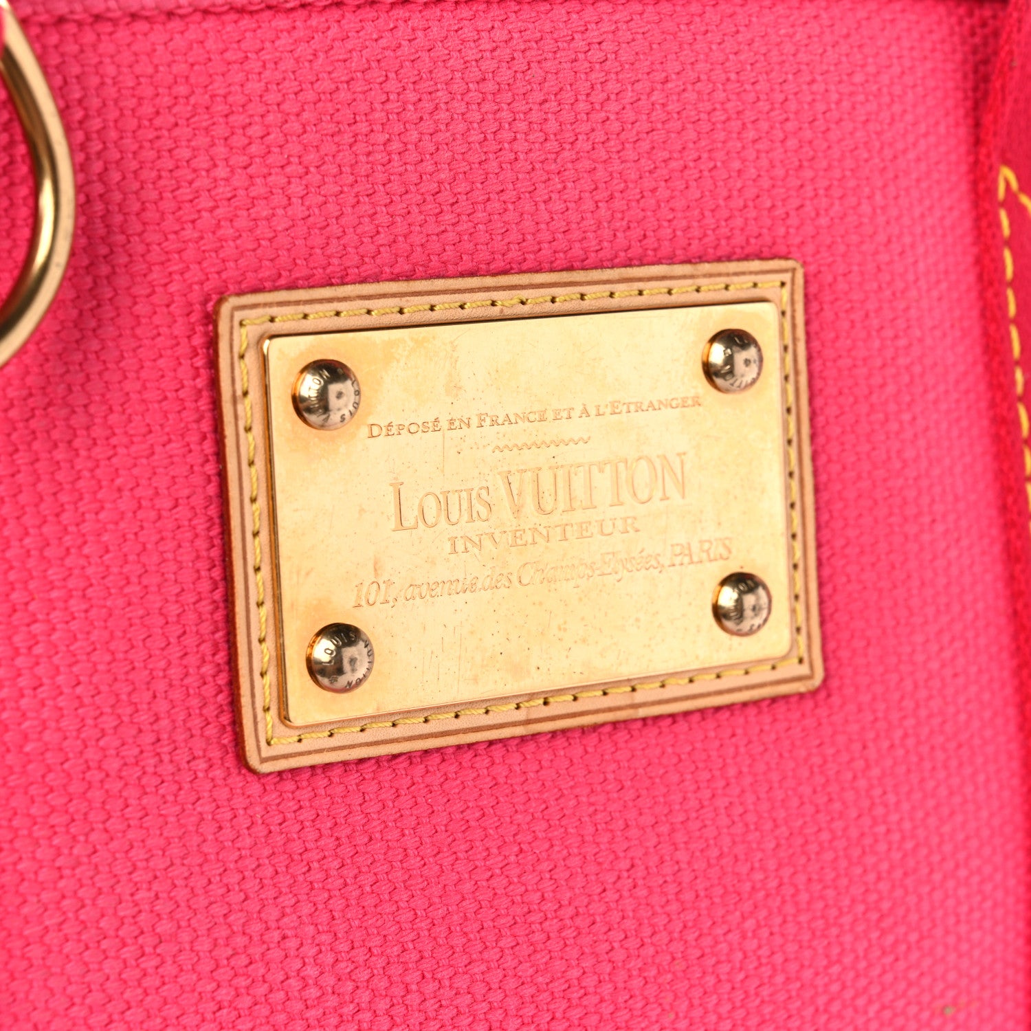 Louis Vuitton Toile Antigua Cabas MM Pink 12 of 12