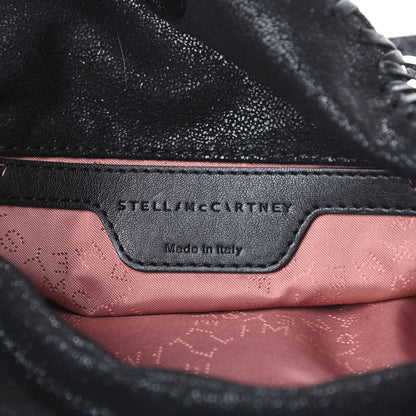Stella McCartney Shaggy Deer Mini Falabella Fold Over Tote Black 7 of 12