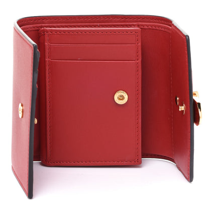 Gucci Calfskin Sylvie Wallet Hibiscus Red 5 of 7