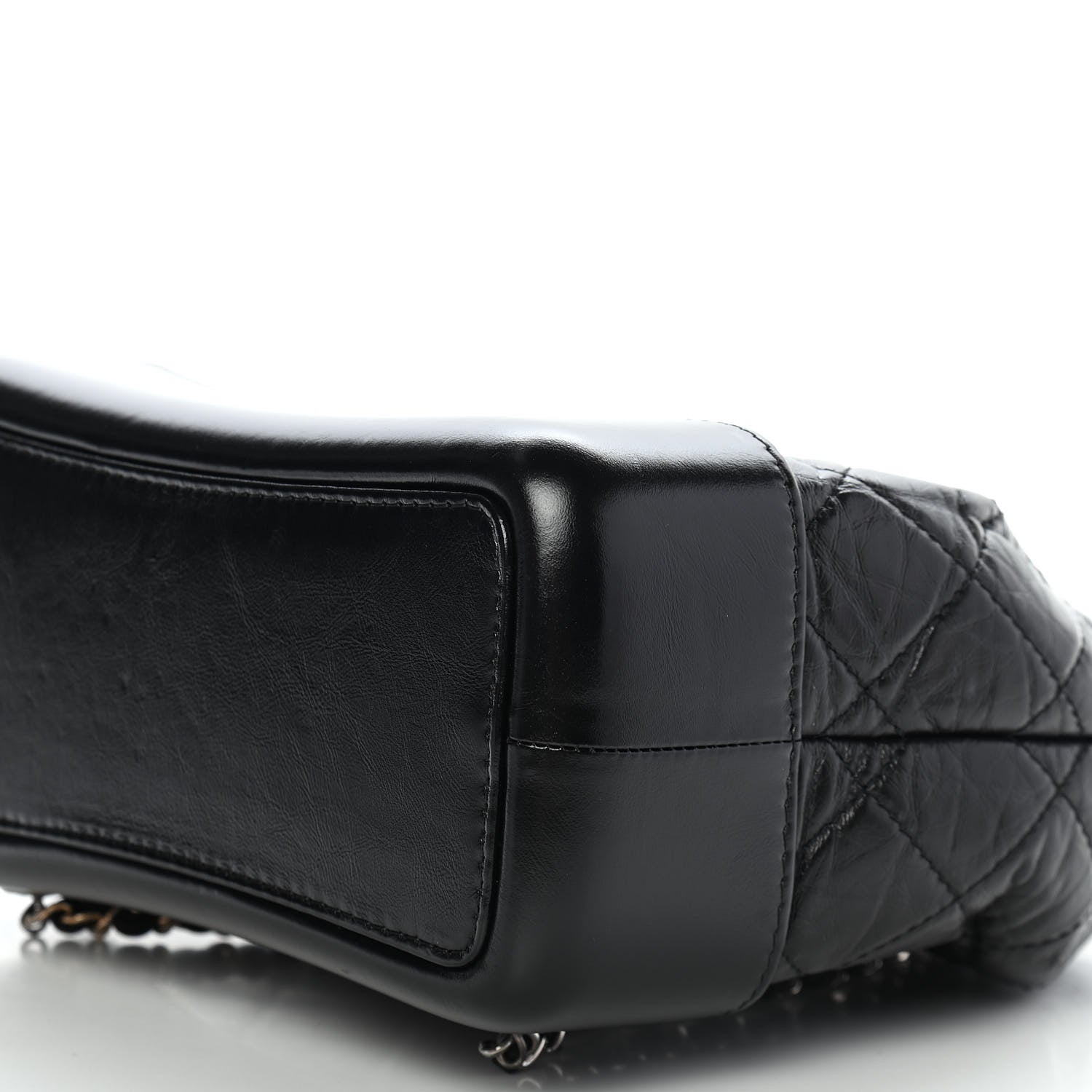 Chanel Aged Calfskin Quilted Small Gabrielle Backpack Black 10 of 10