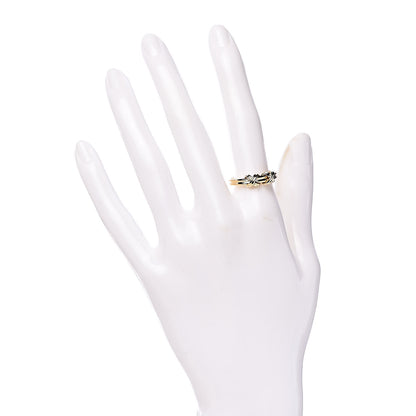 Tiffany 18K Yellow Gold Signature Double X Ring 52 6 2 of 5