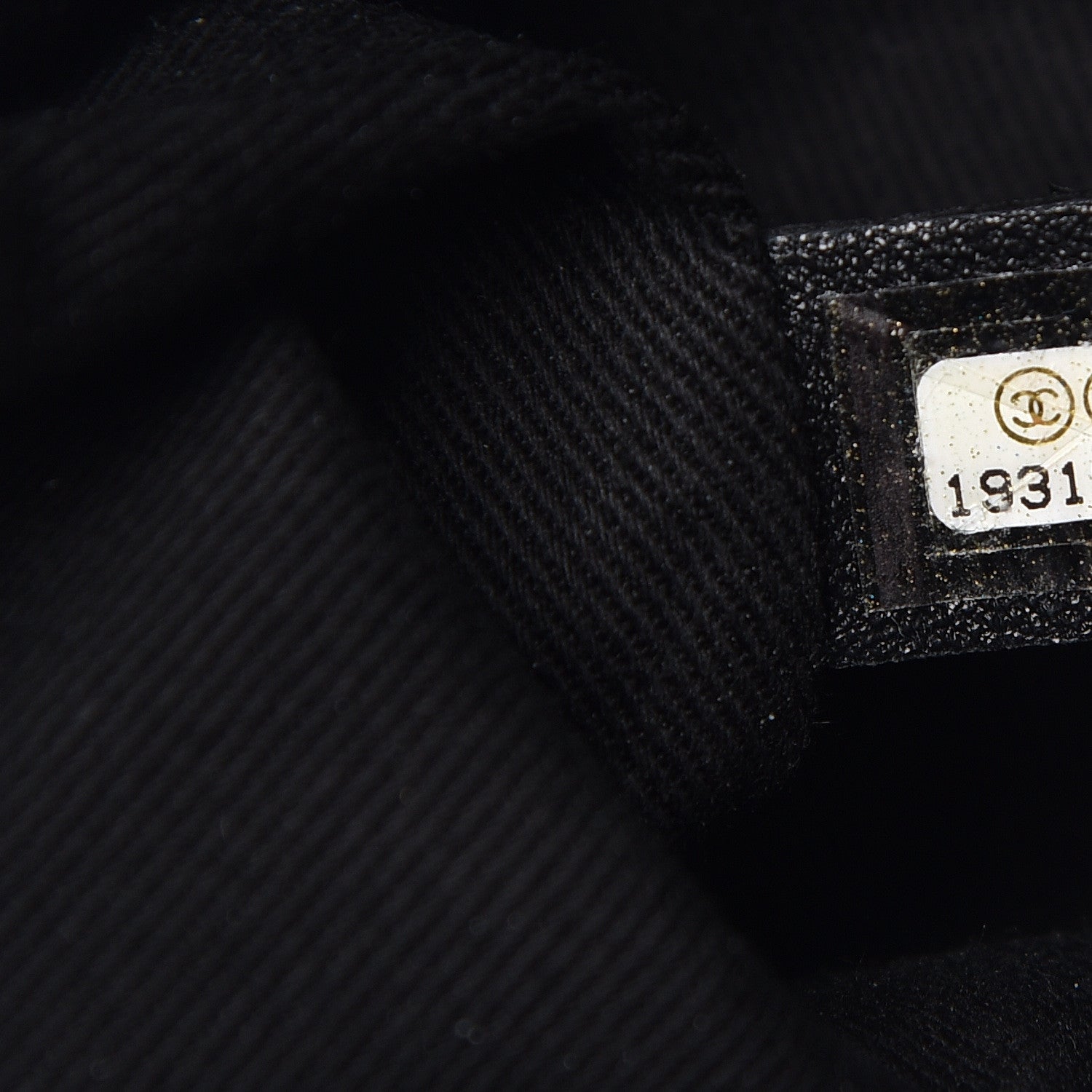 Chanel Caviar Quilted Coco Pleats Clutch Black 7 of 10