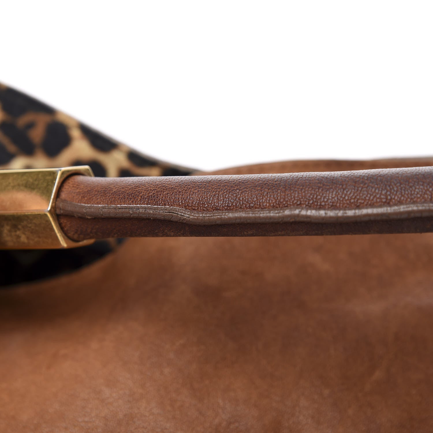 Saint Laurent Sheepskin Large Roady Hobo Brown 20 of 23