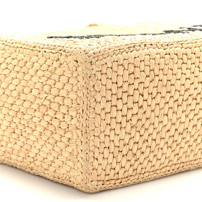 Loewe Raffia Small Paula's Ibiza Logo Tote Natural Tan 13 of 17
