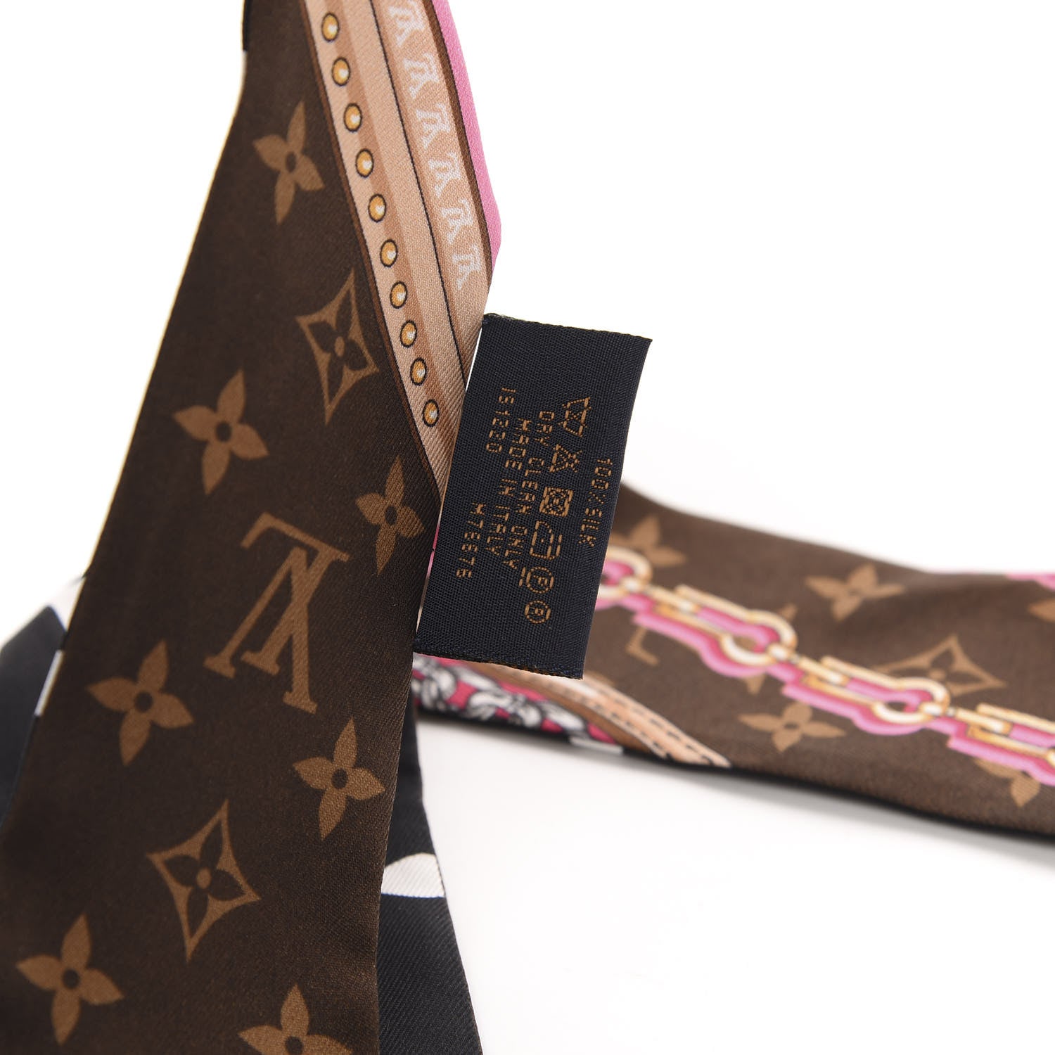 Louis Vuitton Silk Ultimate Monogram BB Bandeau Black 3 of 4