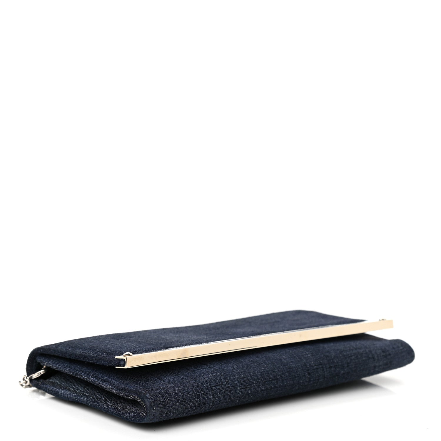 Jimmy Choo Denim Clutch Blue 4 of 10