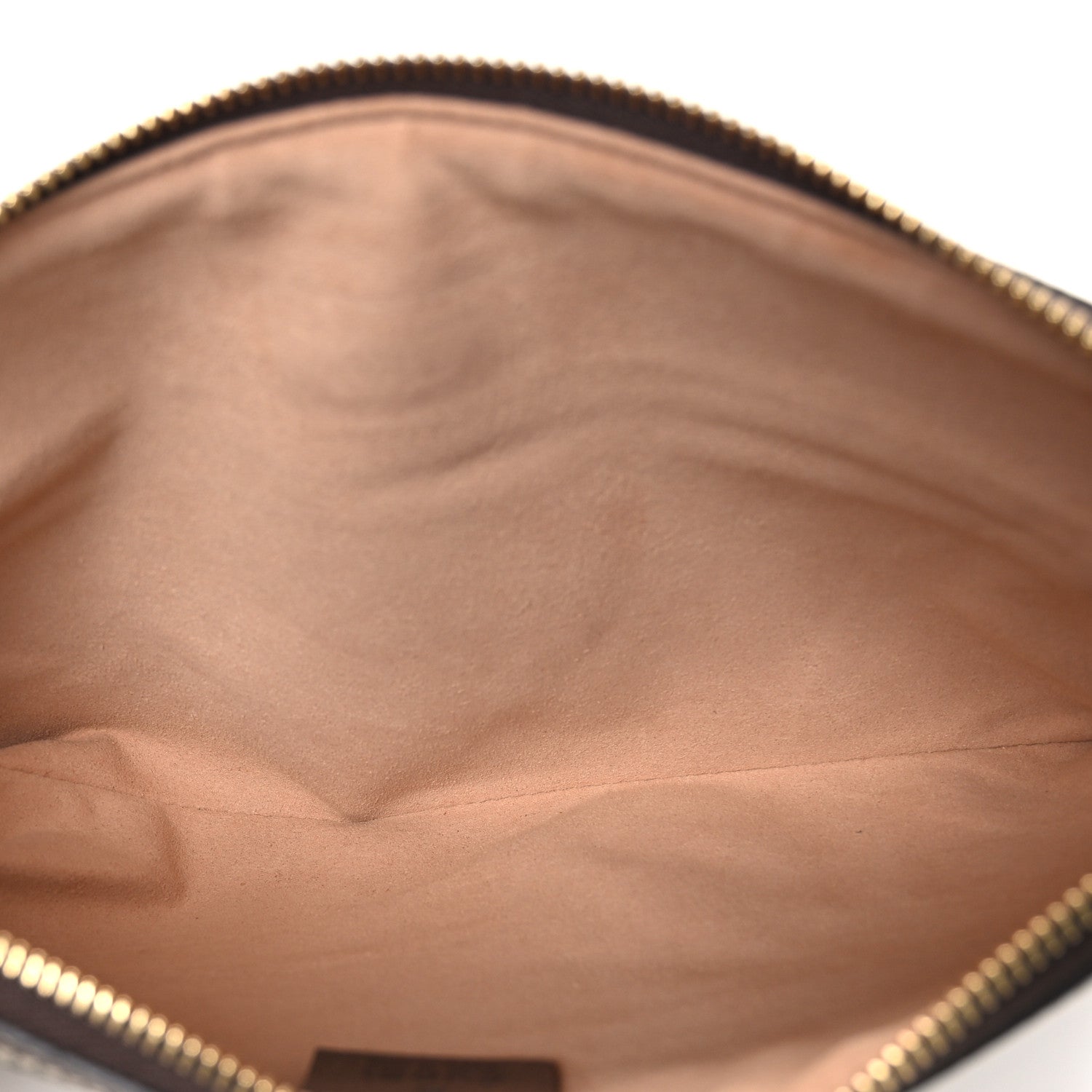 Gucci GG Supreme Monogram Large Ophidia Pouch Clutch Brown 5 of 7