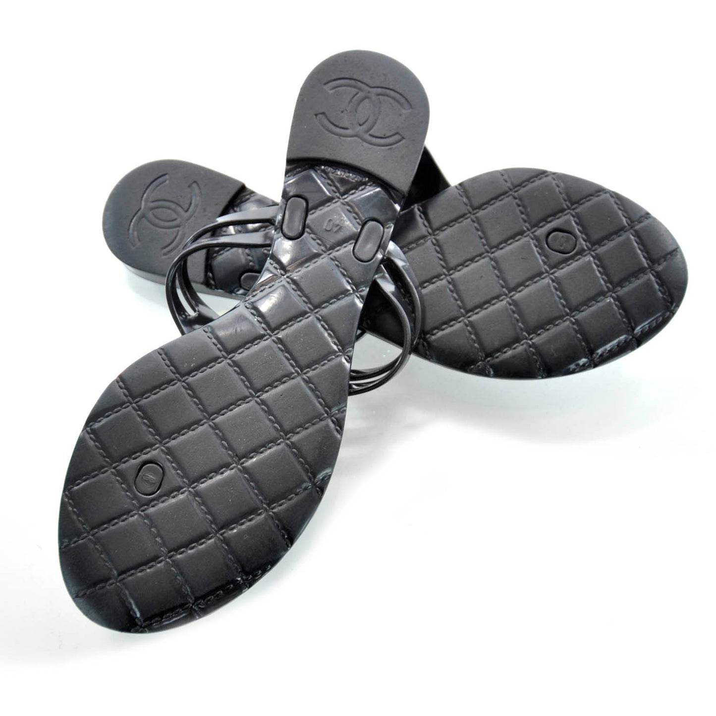 Jelly Camellia Thong Sandals 40