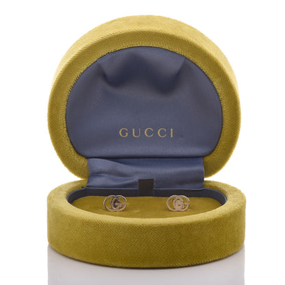 Gucci 18K Yellow Gold GG Tissue Stud Earrings 7 of 7