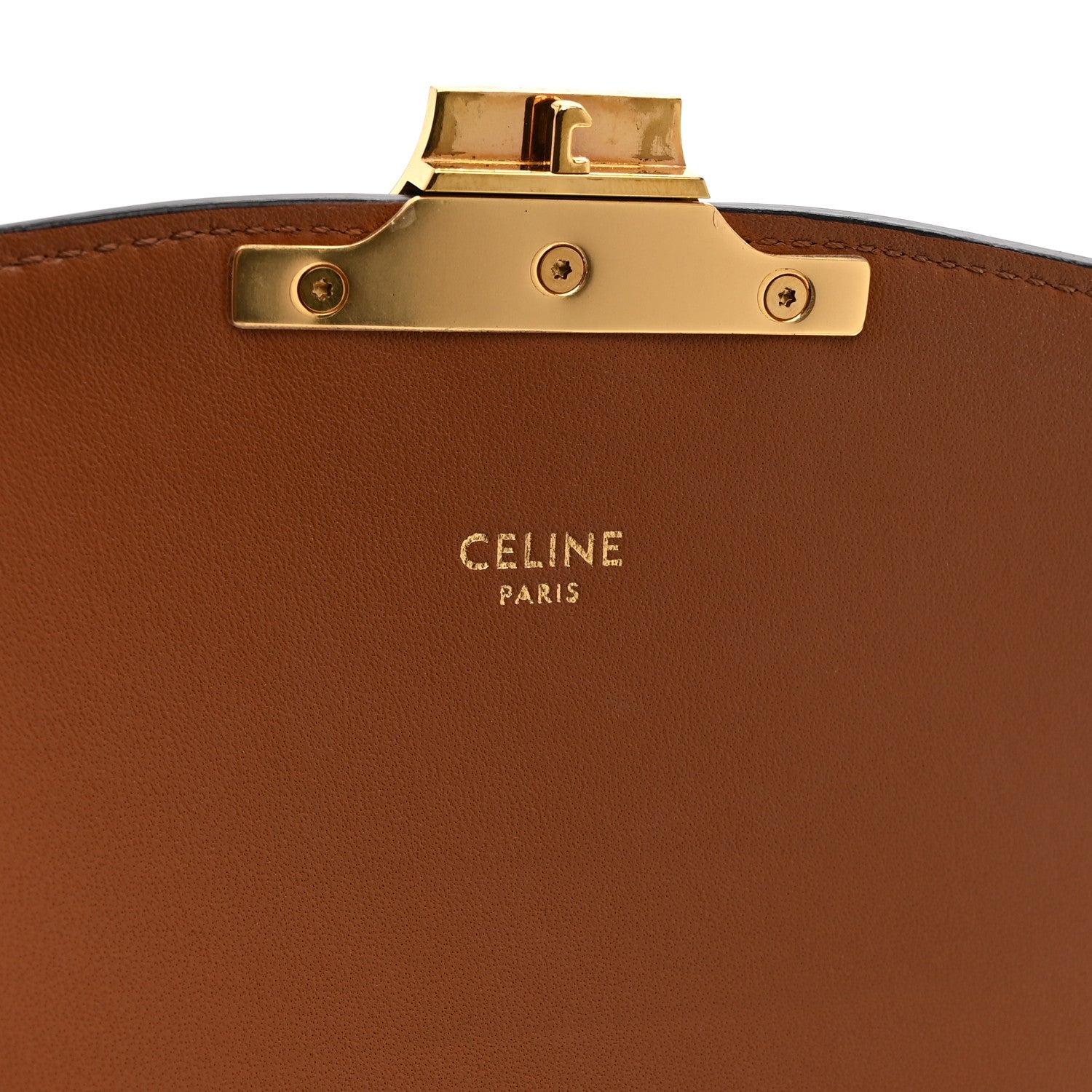 Celine Tweed Calfskin Triomphe Canvas Teen Triomphe Bag  Multicolor 5 of 10