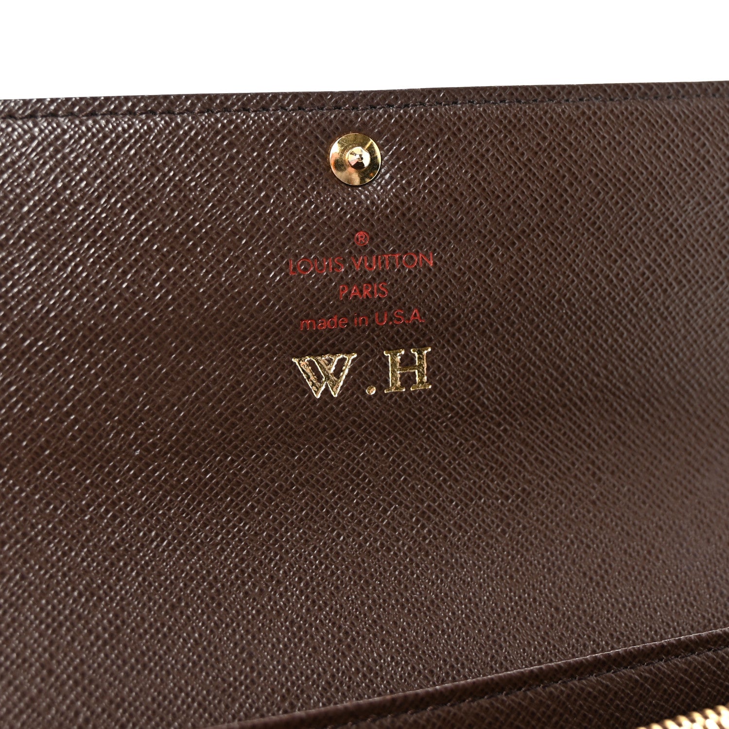 Louis Vuitton Damier Ebene Sarah Wallet 6 of 6